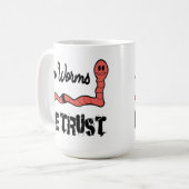 In Worms We Trust Kaffeetasse (Vorderseite Links)