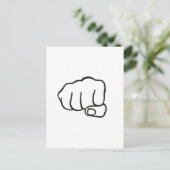 in yo face faust.ai postkarte (Stehend Vorderseite)