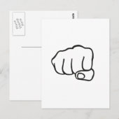 in yo face faust.ai postkarte (Vorne/Hinten)