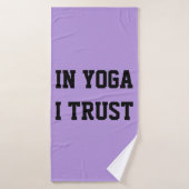 IN YOGA I TRENNBAD Handtuch Badehandtuch (Badehandtuch)