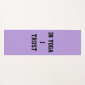 In Yoga vertraue ich Lavender Yoga Mat Yogamatte (Vorderseite (Horizontal))
