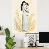 In Zärtlichkeit gehalten Poster (Heimbüro)