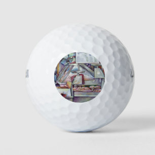 In zehn Minuten haben wir den Geburtstag meiner Eh Golfball