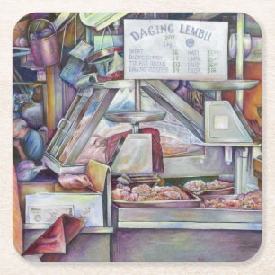 In zehn Minuten haben wir den Geburtstag meiner Eh Rechteckiger Pappuntersetzer