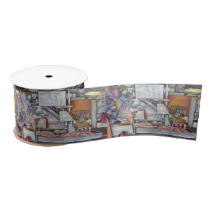 In zehn Minuten haben wir den Geburtstag meiner Eh Satinband