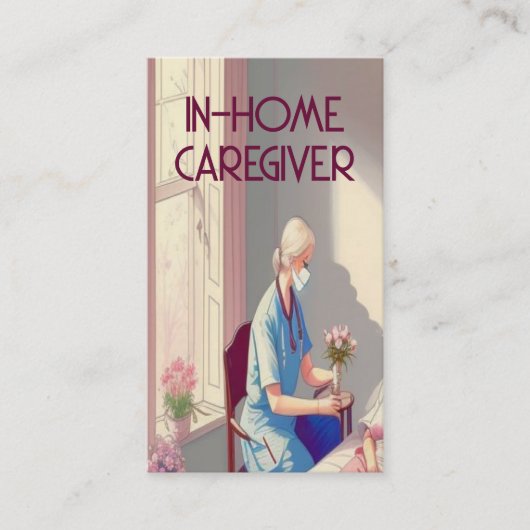 In-Zuhause-Betreuer Visitenkarte (Vorderseite)