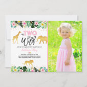 In zwei die wilden einladung (Vorderseite)