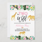 In zwei die wilden einladung (Vorderseite)