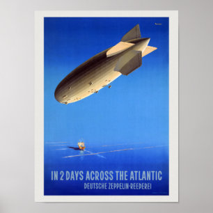 In zwei Tagen auf der anderen Seite des Atlantiks Poster