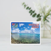 Inaba - Tuvalu - Sea View - Postkarte (Stehend Vorderseite)