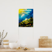 Inaccessible Corner − Where the Mind Finds Silence Poster (Küche)