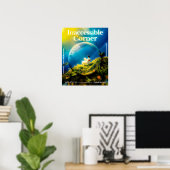 Inaccessible Corner − Where the Mind Finds Silence Poster (Heimbüro)