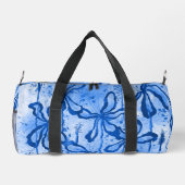 Inackte Lilies - Blau Duffle Bag (Rückseite)