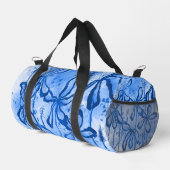 Inackte Lilies - Blau Duffle Bag (Rechte Ecke)