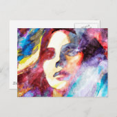 Inanaa - Königin des Himmels Postkarte (Vorne/Hinten)