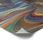 Inanna Anunnaki Goddess Black Rainbow Surreal Poster (Ecke)