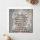 Inanna/Ishtar Aufrufung Pagan Wiccan Note Card Mitteilungskarte (Vorderseite/Rückseite Beispiel)