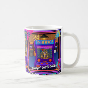 INANNA: Königin des Spiels der 80er Jahre Kaffeetasse