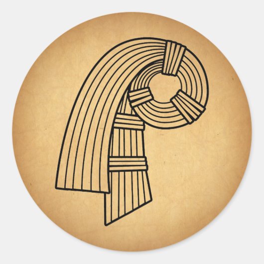 Inanna’s Knot Runder Aufkleber (Vorderseite)
