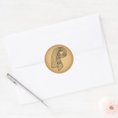 Inanna’s Knot Runder Aufkleber (Umschlag)