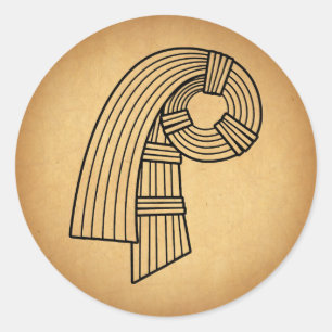 Inanna’s Knot Runder Aufkleber