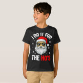 Inappropriate Christmas Funny I Do It For The Ho's T-Shirt (Vorne ganz)