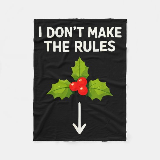 Inappropriate Christmas Shirts Men, Funny Adult Mi Fleecedecke (Vorderseite)