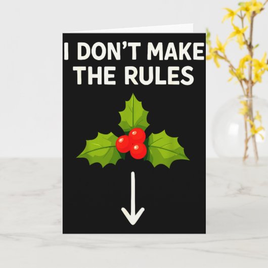 Inappropriate Christmas Shirts Men, Funny Adult Mi Karte (Gelbe Blume)