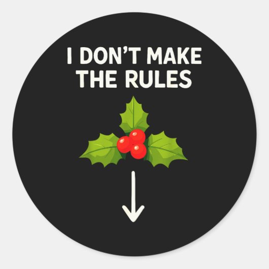 Inappropriate Christmas Shirts Men, Funny Adult Mi Runder Aufkleber (Vorderseite)