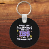 Inappropriate Funny Ibs Meme Embarring Adult Humor Schlüsselanhänger (Vorderseite)