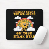 Inappropriate I W Count Wrinkles Funny Humor Men W Mousepad (Mit Mouse)