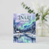 Inari Finnland Postkarte (Stehend Vorderseite)