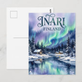 Inari Finnland Postkarte (Vorne/Hinten)