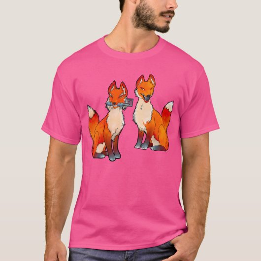 Inari Shrine Foxes T-Shirt (Vorderseite)