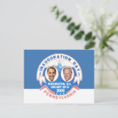 INAUGURAL 2009 Postkarte (Stehend Vorderseite)