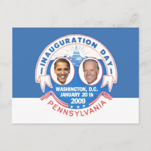 INAUGURAL 2009 Postkarte (Vorderseite)