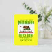 INAUGURALE Postkarte (Stehend Vorderseite)