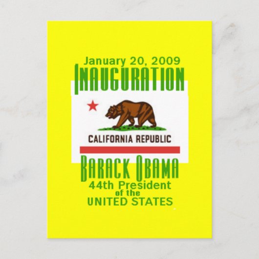 INAUGURALE Postkarte (Vorderseite)