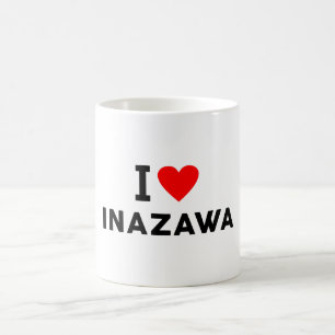 Inazawa Japan Liebesstadt Herz gefällt Reisen Kaffeetasse