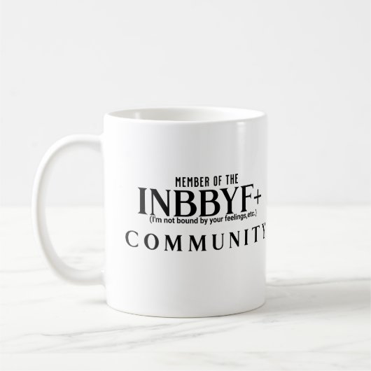 INBBYF+ Gemeinschaft Kaffeetasse (Links)
