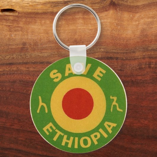 INC. ETHIOPIEN gerettet - SCHLÜSSELKETTE Schlüsselanhänger (Vorderseite)