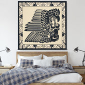 Inca Adler Leinwand (Insitu (Schlafzimmer))
