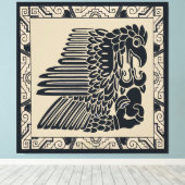 Inca Adler Leinwand (Insitu (Holzboden))