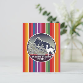 Inca Citadel Machu Picchu Cusco Peru Postkarte