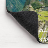 Inca citadel of Machu Picchu, Cuzco, Peru, - Mousepad (Ecke)