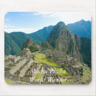 Inca citadel of Machu Picchu, Cuzco, Peru, - Mousepad