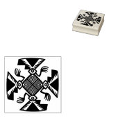 Inca Design Gummi Briefmarke, peruanische Design B Gummistempel (Stempel)