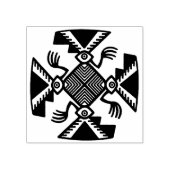 Inca Design Gummi Briefmarke, peruanische Design B Gummistempel (Prägung)