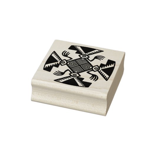 Inca Design Gummi Briefmarke, peruanische Design B Gummistempel (Stempel)