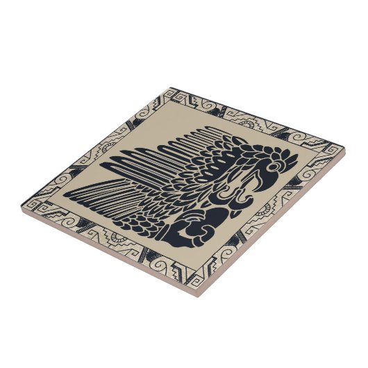 Inca Eagle mit neuem Leben Fliese (Seite)